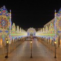 Oggi l'accensione delle luminarie per la Festa di San Nicola a Bari: 72mila lampadine in Piazza del Ferrarese