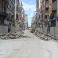 Al via la posa delle basole tra piazza Garibaldi e via Abate Gimma. Da giovedì modifiche alla ZSR