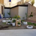 Bari vecchia, il cortile della scuola "San Nicola " riqualificato dai ragazzi del Centro famiglie