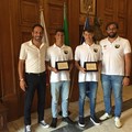 Sport Project Bari eccellenza del nuoto. Premiati gli atleti Luca e Marco de Tullio a Palazzo di Città