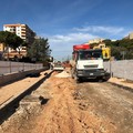 Via Amendola, completato il 25 per cento dei lavori. Galasso: «Entro giugno aperta semicarreggiata»