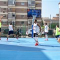 A Bari due campi da basket realizzati con la gomma degli pneumatici in disuso