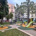 Inaugurata la nuova area ludica nel giardino di piazza Balenzano