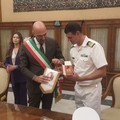 Il sindaco di Bari riceve a Palazzo di Città equipaggio  "Mircea " della Marina romena