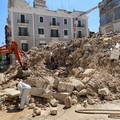 Crollo di Bari, proseguono le operazioni di rimozione delle macerie
