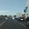 Lavori sulla SS 100 in direzione Bari. Traffico rallentato tra Adelfia e Capurso