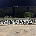 Gli ultras del Bari vicini al dolore della città di Foggia