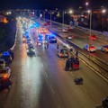 Grave incidente sulla tangenziale di Bari tra le uscite di via Napoli e San Paolo