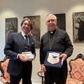 Francesco Mastro in visita a Mons. Satriano ed al Questore Gargano