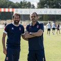 Nel ritiro del Bari è arrivato Luigi De Laurentiis