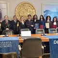 Seduta di laurea nella sede barese dell'Autorità Portuale dell'Adriatico Meridionale