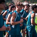 Il Bari di Rastelli alla prima amichevole stagionale