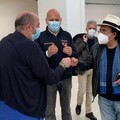 Bari, Al Bano visita l'ospedale Covid Fiera:  "Presente dove c'è necessità "