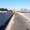 SS16 Adriatica tra Fesca e via Napoli, conclusi i lavori alla barriera di sicurezza lungo lo spartitraffico