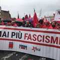 Manifestazione antifascista a Roma, anche CGIL Bari presente