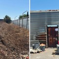 Sorpreso dalla Polizia Locale di Bari ad incendiare rifiuti nella zona a industriale, via Milella