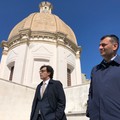 Bari vecchia, illuminazione artistica sulla cupola di Santa Teresa dei Maschi. C'è l'accordo