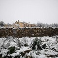 La neve è arrivata in provincia di Bari, mentre in città piove
