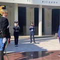 Giornata dell'Unità nazionale e Forze armate: il presidente della camera, Lorenzo Fontana, a Bari depone una Corona d'alloro per i  "Caduti "