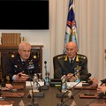 Il generale dell'Aeronautica Umberto Baldi in visita al Comando Regionale Puglia della GdF