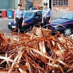 Furti di rame, la polizia sequestra 5 kg di cavi