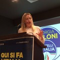 Giorgia Meloni fa tappa a Bari: «Con Fratelli d'Italia più sicurezza e abolizione Fornero»