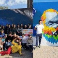 Retake Bari, il murale su Tiziano Terzani per festeggiare i 10 anni