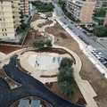 Bari, parco Tridente: ecco le prime altalene