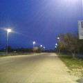 Bari, nuova illuminazione nei pressi del San Nicola. Installate 50 lampade a led