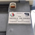 Nicola De Giosa, scoperta nuova targa a Bari