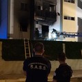 Bari, incendio a San Pio. Le foto del rogo