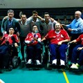 I campioni italiani di calcio in carrozzina incontrano il pubblico a Bari