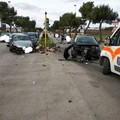 Bari, incidente in via Napoli. Tre auto coinvolte