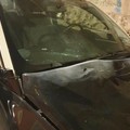 Bari, auto danneggiata da un petardo in centro