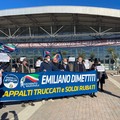  "Emiliano si dimetta ", all'ospedale Covid manifestazione di Fratelli d'Italia