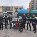 Rubano sidecar a coppia di sposi in viaggio a Bari, ritrovato dalla polizia locale