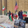 A Bari in piazza gli esuli iraniani a sostegno dell'azione israelo-americana