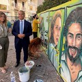 Al Parco Maugeri ripristinato murale dedicato a vittime strage di Capaci