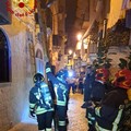 A Bari vecchia, appartamento in fiamme in strada Figlioli