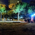 Incendio in via Caldarola, a fuoco delle sterpaglie