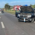 Incidente sulla SS16 nei pressi di Torre a Mare, due feriti in codice giallo