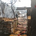 Incendio presso il Ranch Natalino di Bitritto: intervenuti i Vigili del Fuoco - FOTO
