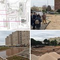 Proseguono i lavori di riqualificazione a Santa Rita a Bari, ​ieri il sopralluogo