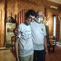 Tappa a Bari per il  "Viaggio senza Fretta " di Lorenzo,  "Ambasciatore del Saluto "