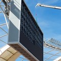 Stadio San Nicola, prende forma il nuovo maxischermo