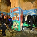 Bari, in piazza Balenzano nasce il  "muro della solidarietà " di InConTra