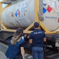 Controlli della Polizia di Stato nello scalo merci di Bari Lamasinata: sanzioni per 10mila euro