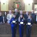 Barion, tre giovanissimi premiati in Comune