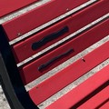 Lungomare, vandalizzata la panchina rossa contro la violenza sulle donne