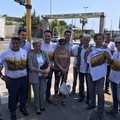 Grano canadese, protesta dei produttori al Porto di Bari